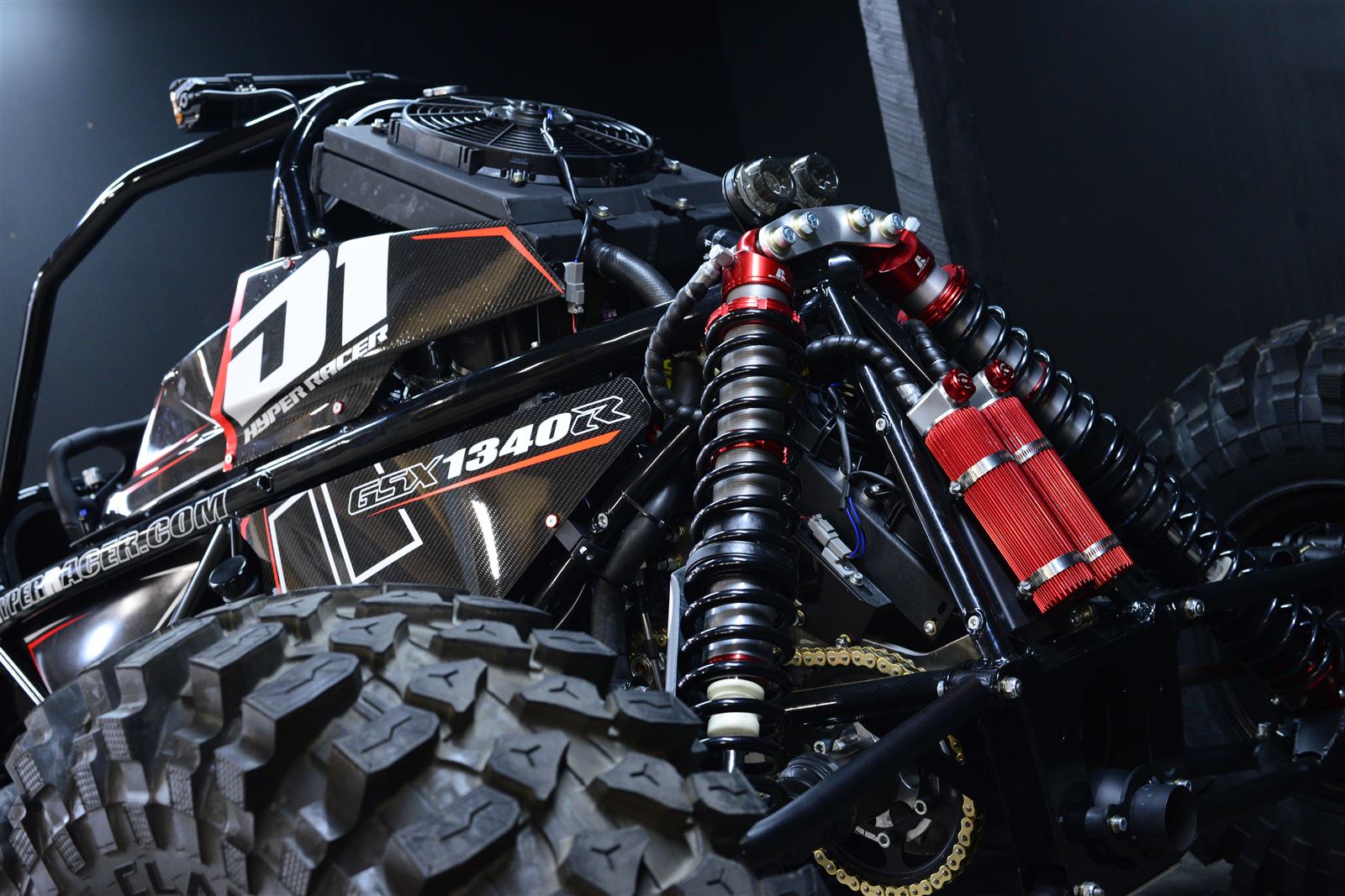 Hyper Racer D1 rear coilovers and cooling package
